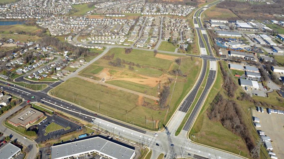 This 20-acre lot on Leestown Road has a fair cash value of $2.59 million. The owner, Whitesburg Re-Development Co., has plans filed with the city to build a large retail complex on the site called Masterson Station Center. Under the farmland preservation tax break, the land is assessed at an agricultural value of just $8,300 and produced $84 in tax last year.