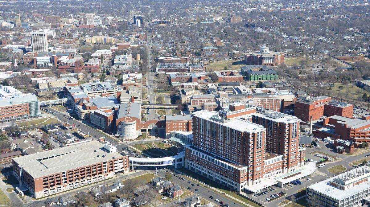 Aerial - University of Kentucky Construction