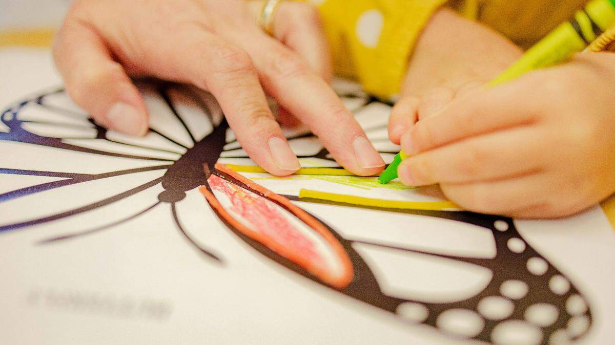 A father and stepmother are accused of punishing their 5-year-old son for coloring outside the lines on homework, police say.