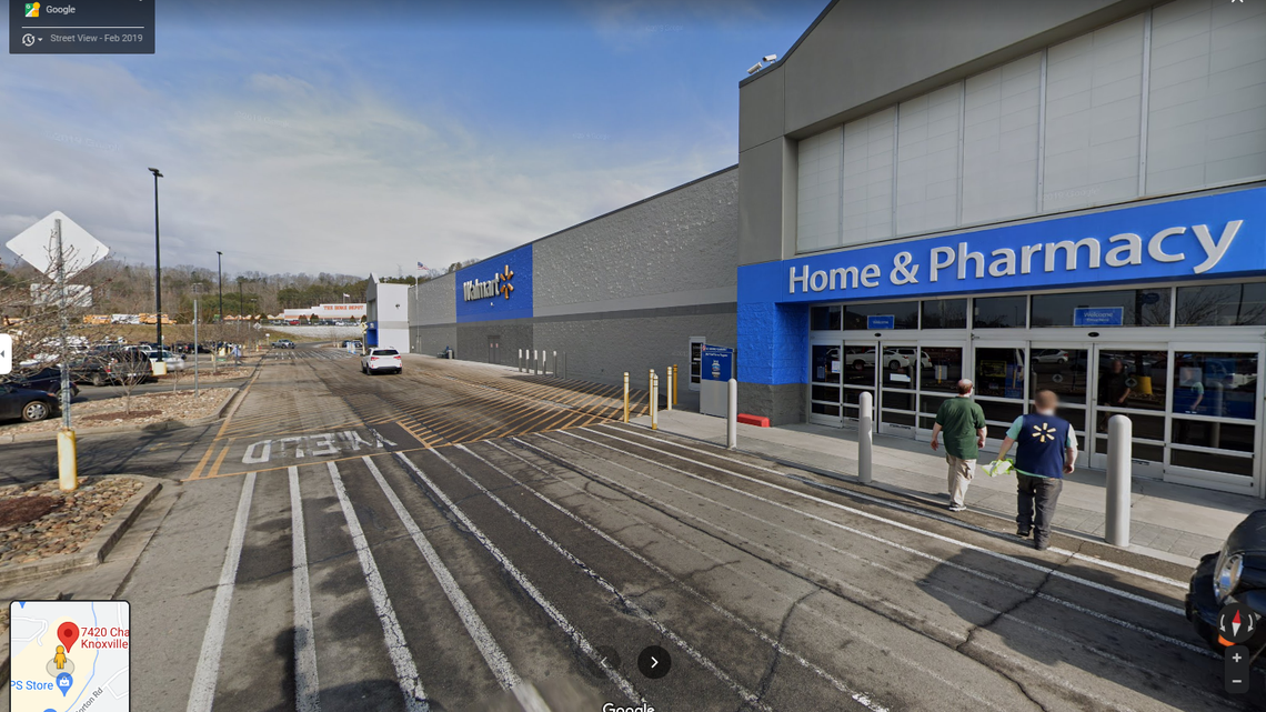 A man stole three TVs, a karaoke machine and camping gear from this Knoxville Walmart and then tried to sell the items in the store parking lot, say Tennessee police.