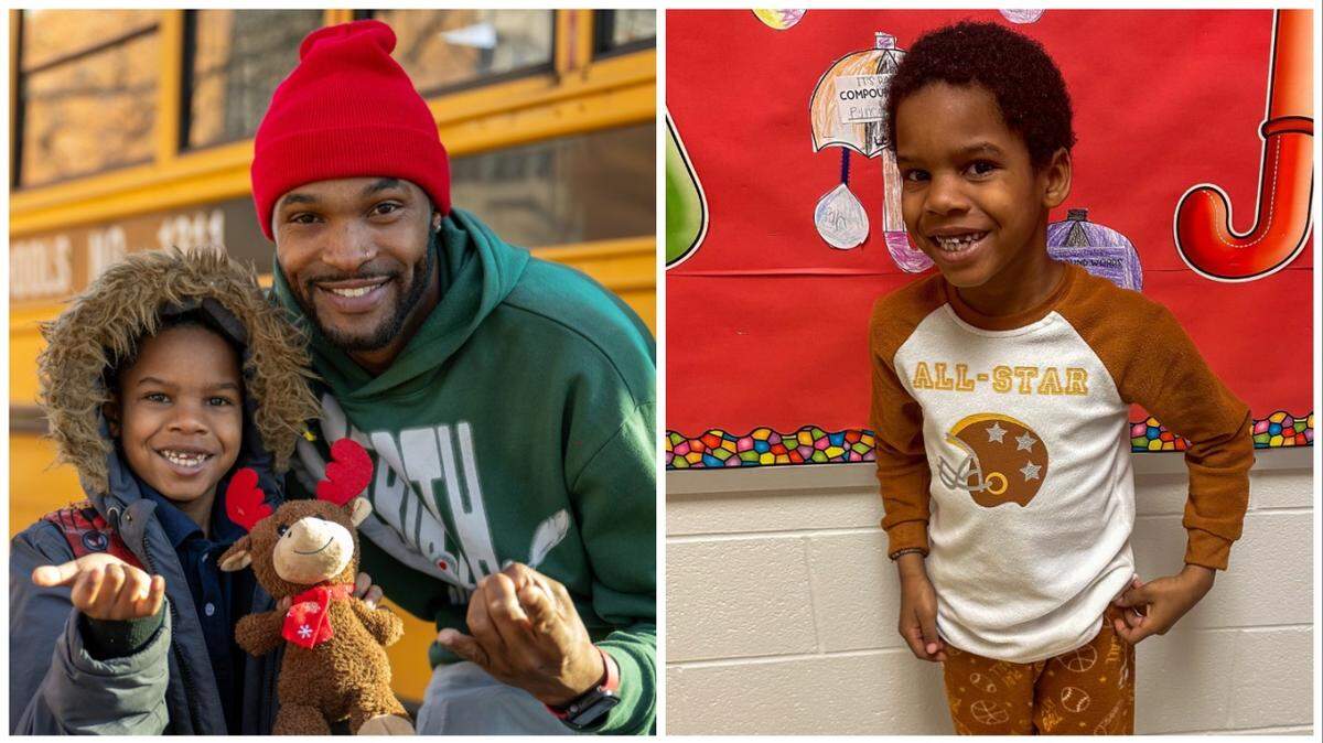 Jefferson County Public Schools bus driver Larry Farrish Jr. bought PJs for a student who did not have any for his pajama day at school.