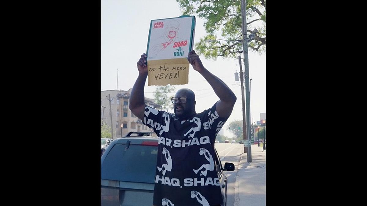 The Shaq-A-Roni, Papa Johns extra-large pizza made with extra cheese and pepperoni, is now a full-time menu item, the restaurant said.
