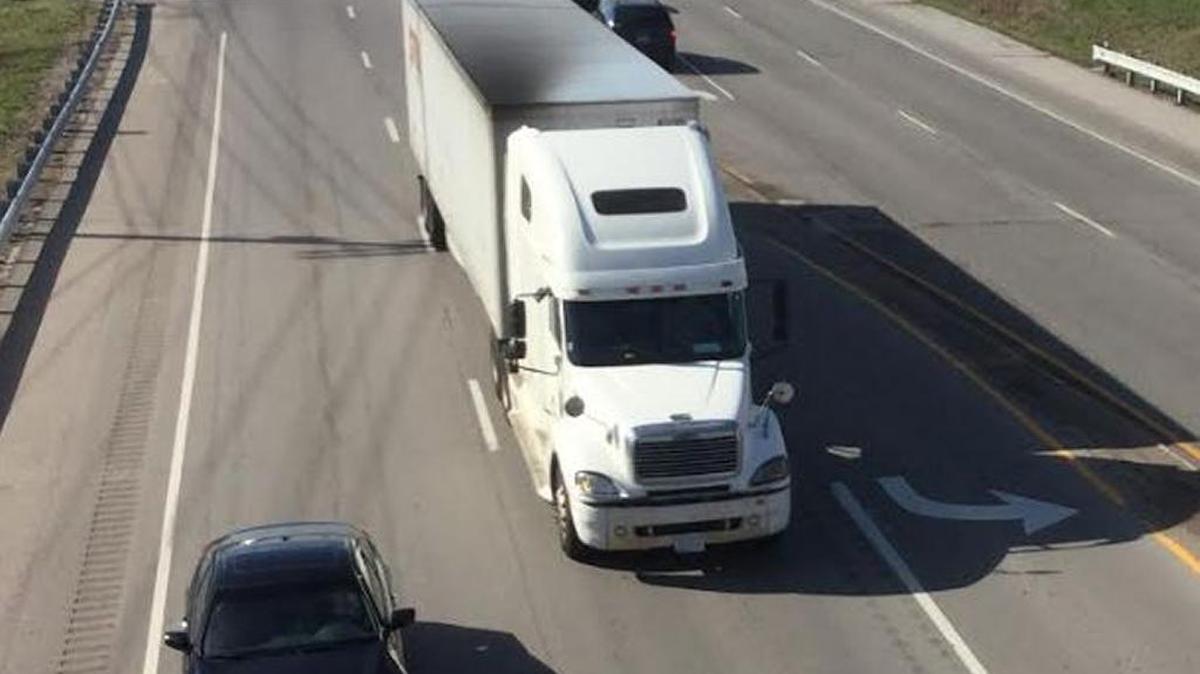 A large truck entered Versailles on U.S. 60 on Friday, Feb. 24, 2017. The 2017 General Assembly continues to pass more special exceptions to the state’s 40-ton weight limit for large trucks on state highways.