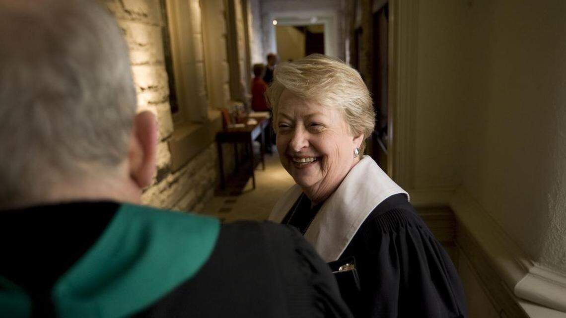 In this 2009 file photo, Rev. Nancy Jo Kemper prepared to lead a service at Central Christian Church on Jan. 25 in Lexington. Kemper filed Thursday to run as a Democrat for the 6th Congressional District seat held by Republican Andy Barr.