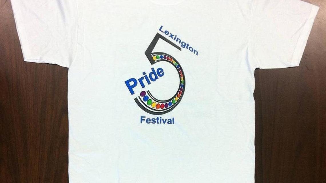 Hands On Originals refused to print this T-shirt design for the 2012 Lexington Pride Festival.
