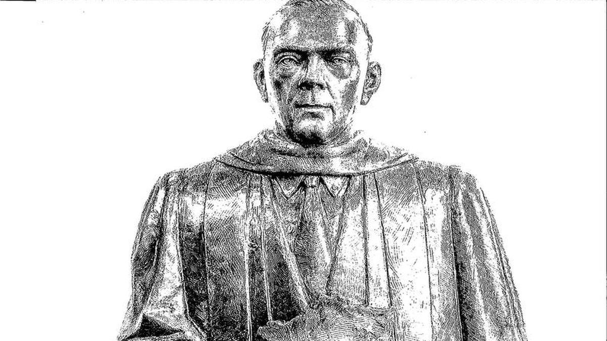 An artist’s rendering of a statute of former Kentucky Gov. Paul Patton.