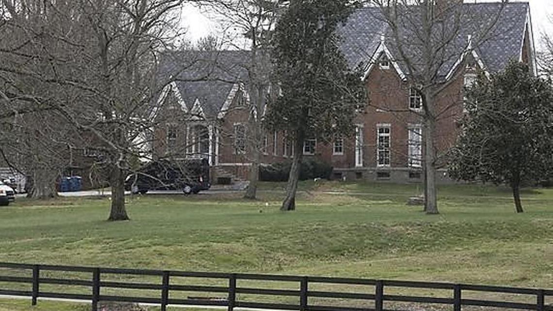 Gov. Matt Bevin’s house in Anchorage, Ky.