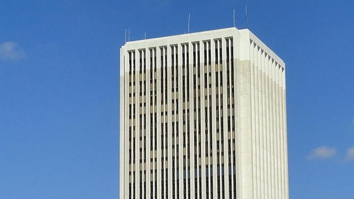 The Capital Plaza Tower in Frankfort.