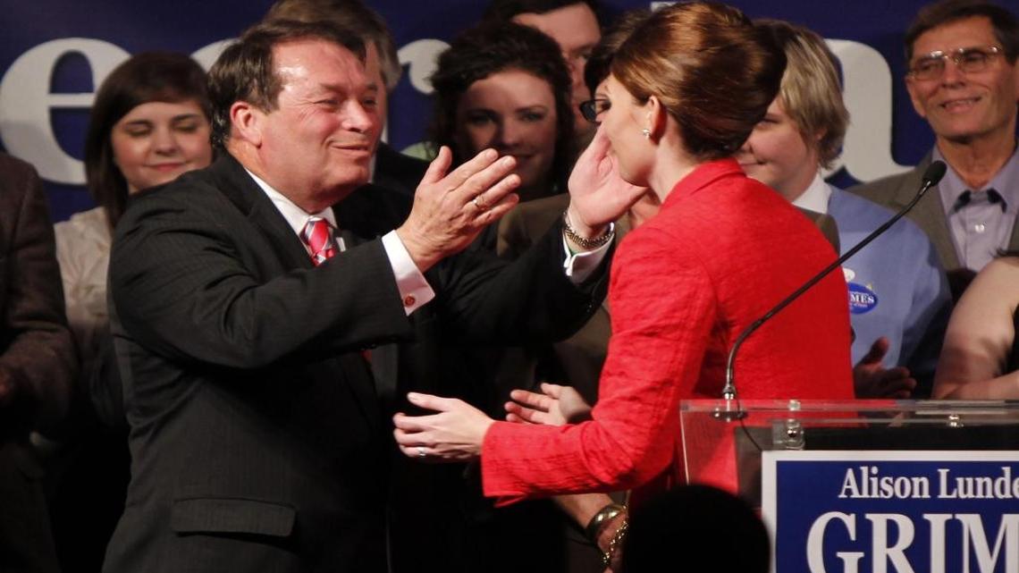 Jerry Lundergan showed some fatherly pride after Alison Lundergan Grimes won the Democratic primary in her first race for secretary of state in 2011.