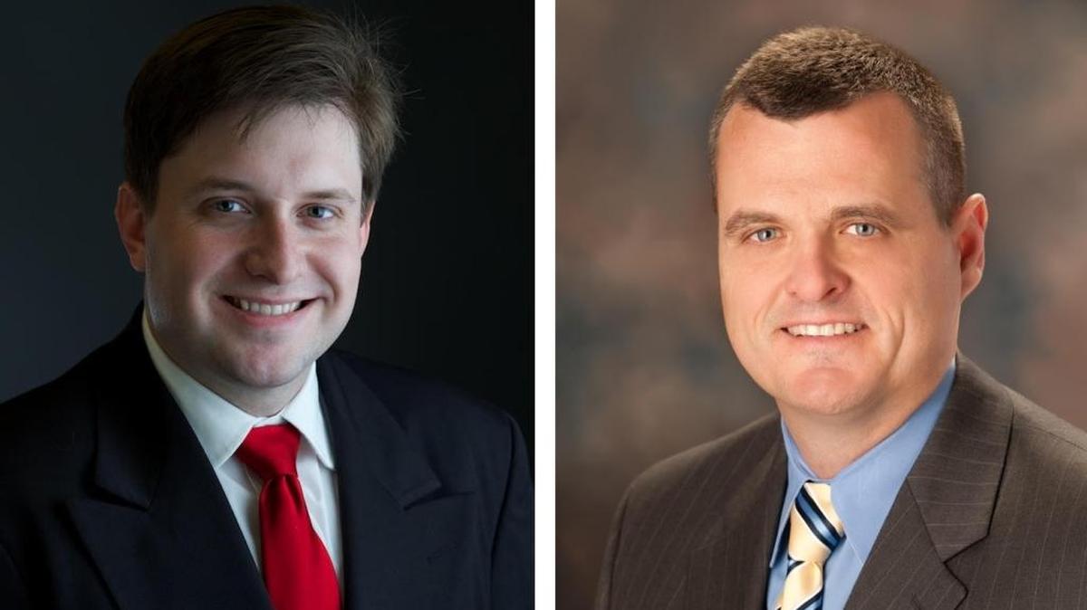 Daniel Elliott, left, and Bill Noelker