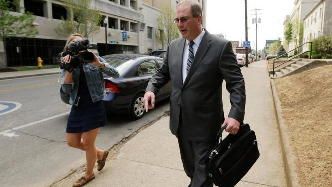 Tim Longmeyer pleaded guilty in April to receiving $197,500 in cash and $6,000 in illegal campaign contributions from MC Squared in 2014 and 2015 while he headed the Personnel Cabinet. He will be sentenced Thursday.