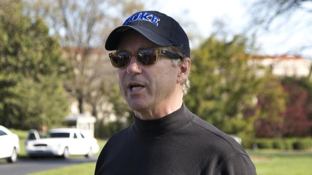 Sen. Rand Paul spoke to reporters on the South Lawn of the White House in Washington upon arrival from a round of golf with President Donald Trump in April.