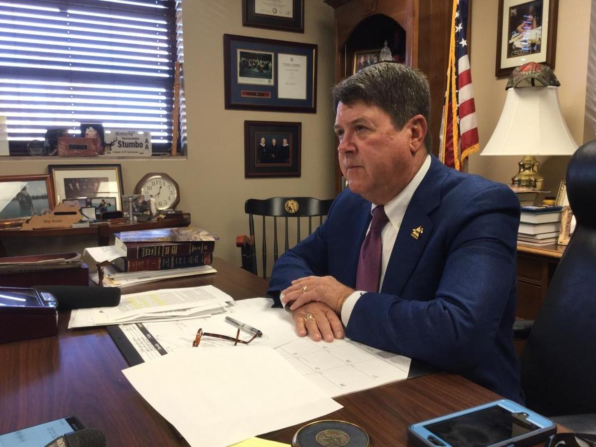 House Speaker Greg Stumbo, D-Prestonsburg, told reporters Thursday that he disagreed with state Rep. Jim Wayne, D-Louisville, on how a special panel investigating a Jessamine County road project should issue subpoenas.