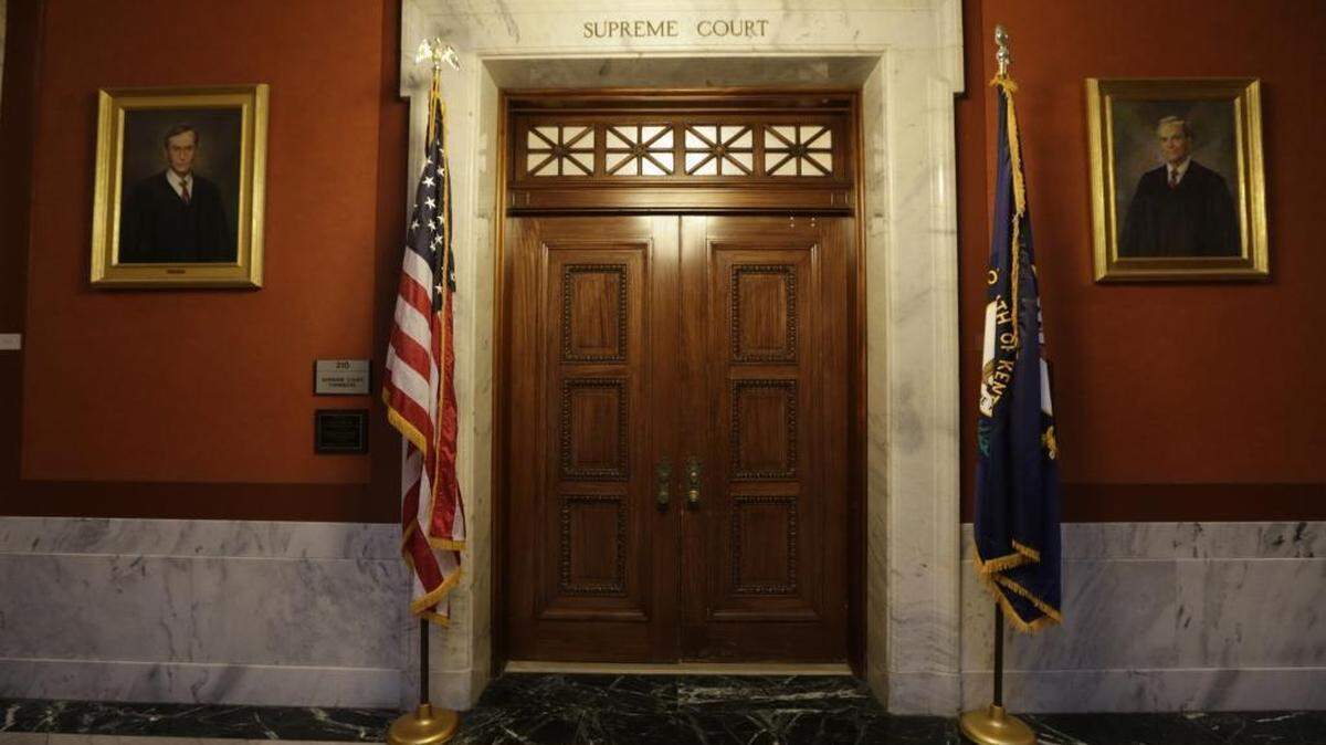 Supreme Court Chambers at the Capitol in Frankfort, Ky., on Aug. 18, 2016.