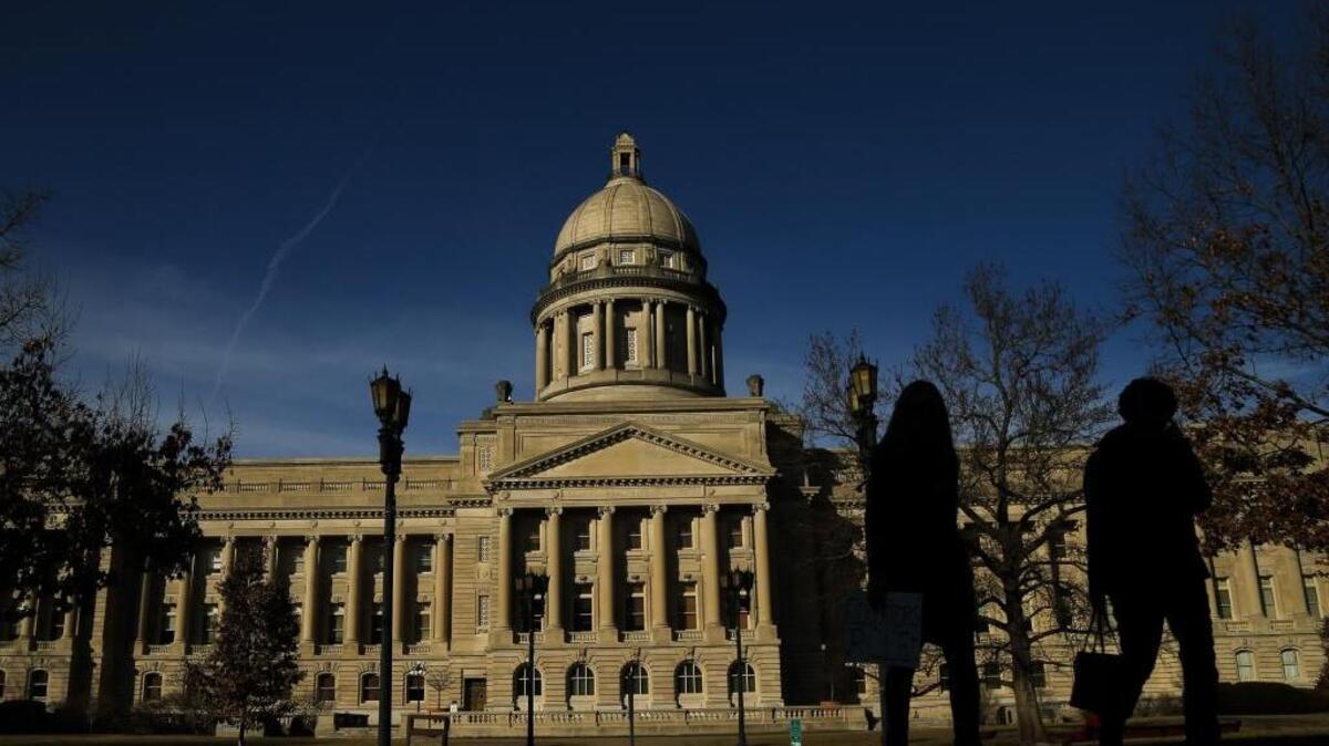 A general view of the Capitol during the General Assembly at the Kentucky State Capitol in Frankfort, Ky., on Wednesday, January 31, 2018.