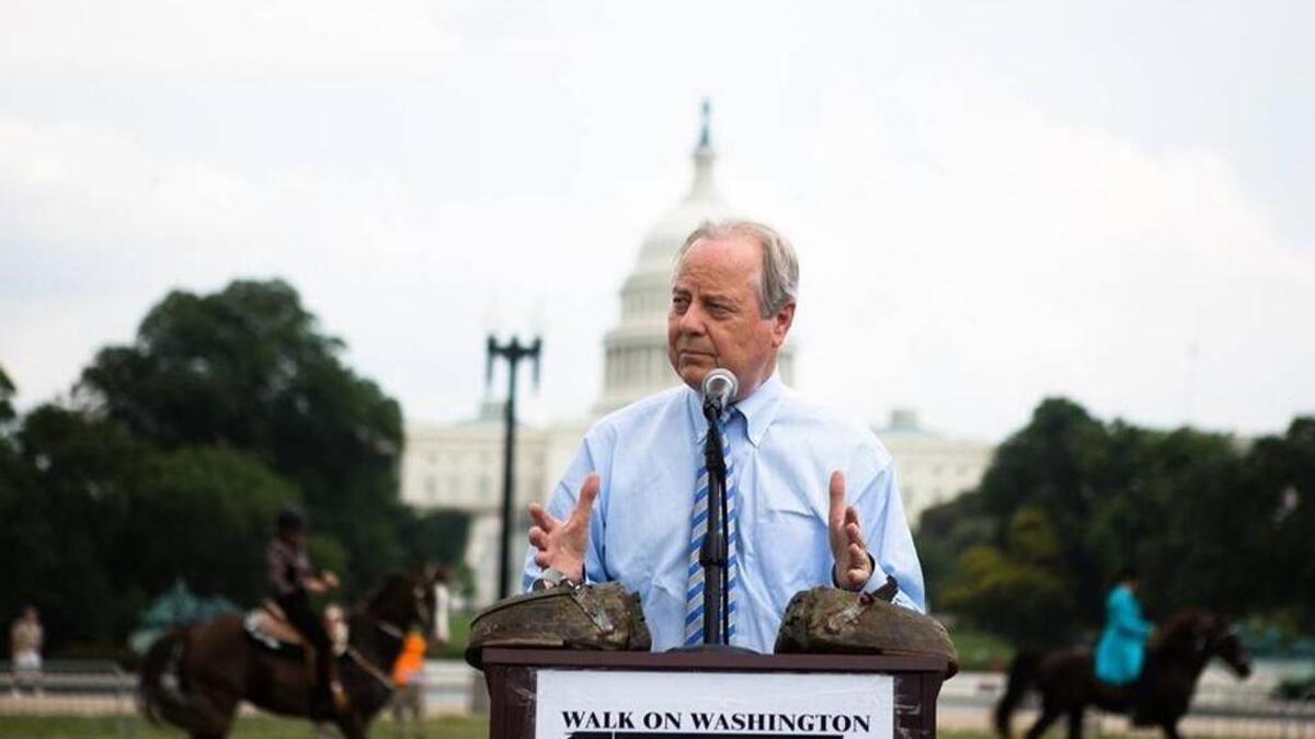 Former U.S. Rep. Ed Whitfield, R-Hopkinsville, shown outside the Capitol in 2015, resigned after the Office of Congressional Ethics issued a critical report finding that he allowed his office to improperly help his wife, a lobbyist. Whitfield’s successor, James Comer, R-Tompkinsville, voted against a measure this week that would have gutted the ethics office.
