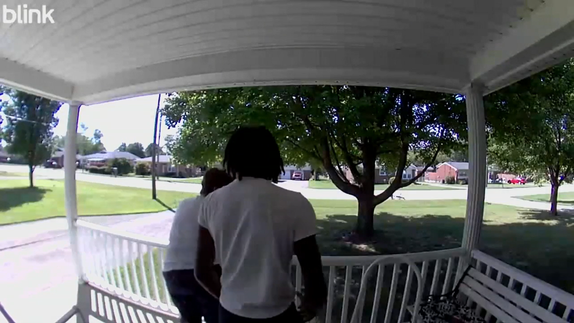 A 78-year-old woman was assaulted on her front porch in Kentucky, police say.