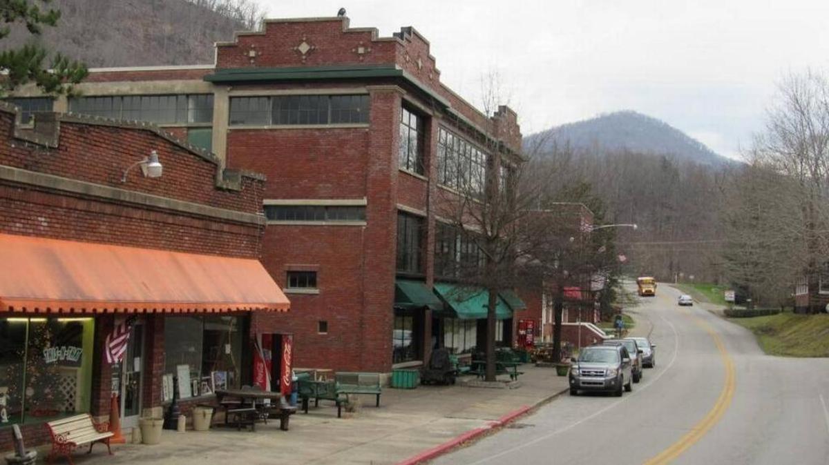 The taller building here, built in 1923, was the coal-company commissary in Benham and now houses the Kentucky Coal Museum. Some residents want to bar mining on slopes overlooking Benham and neighboring Lynch to preserve the view and protect water supplies.
