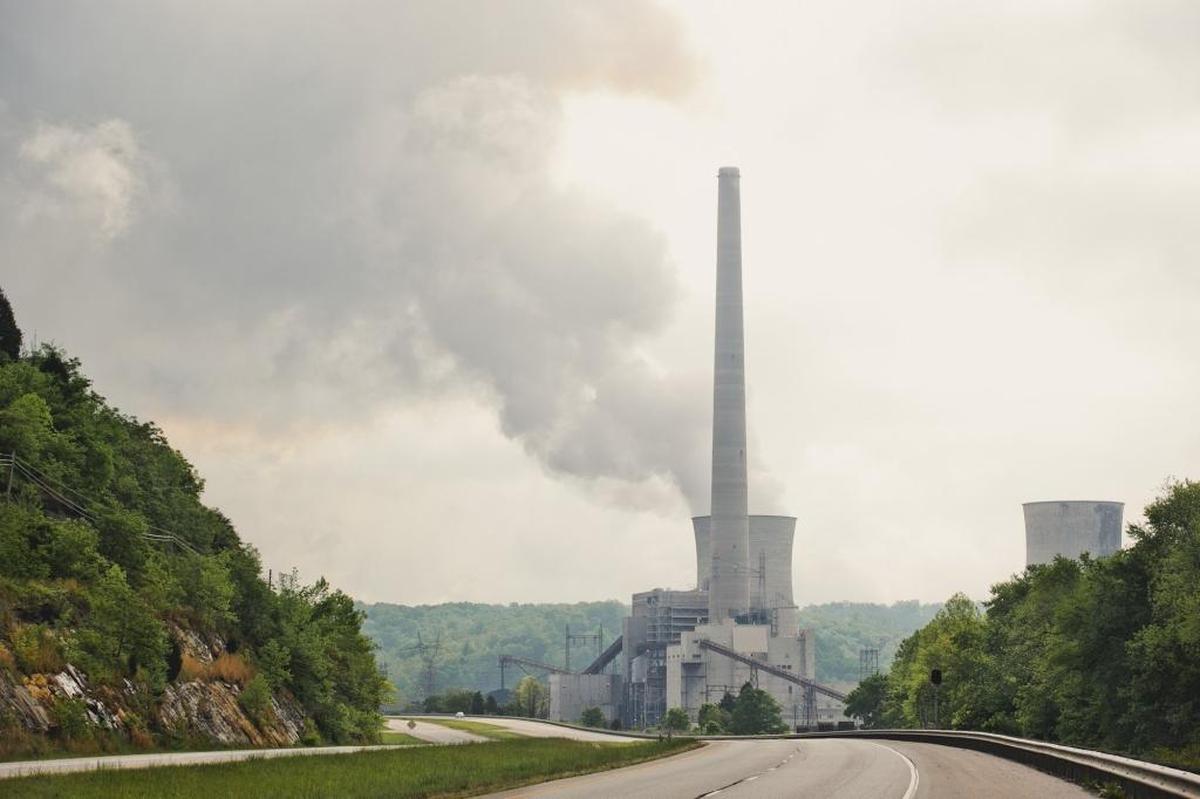 The gas-fired Big Sandy Power Plant near Louisa, Ky.