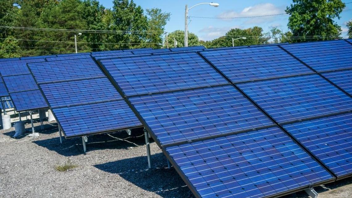 Solar panels in Berea