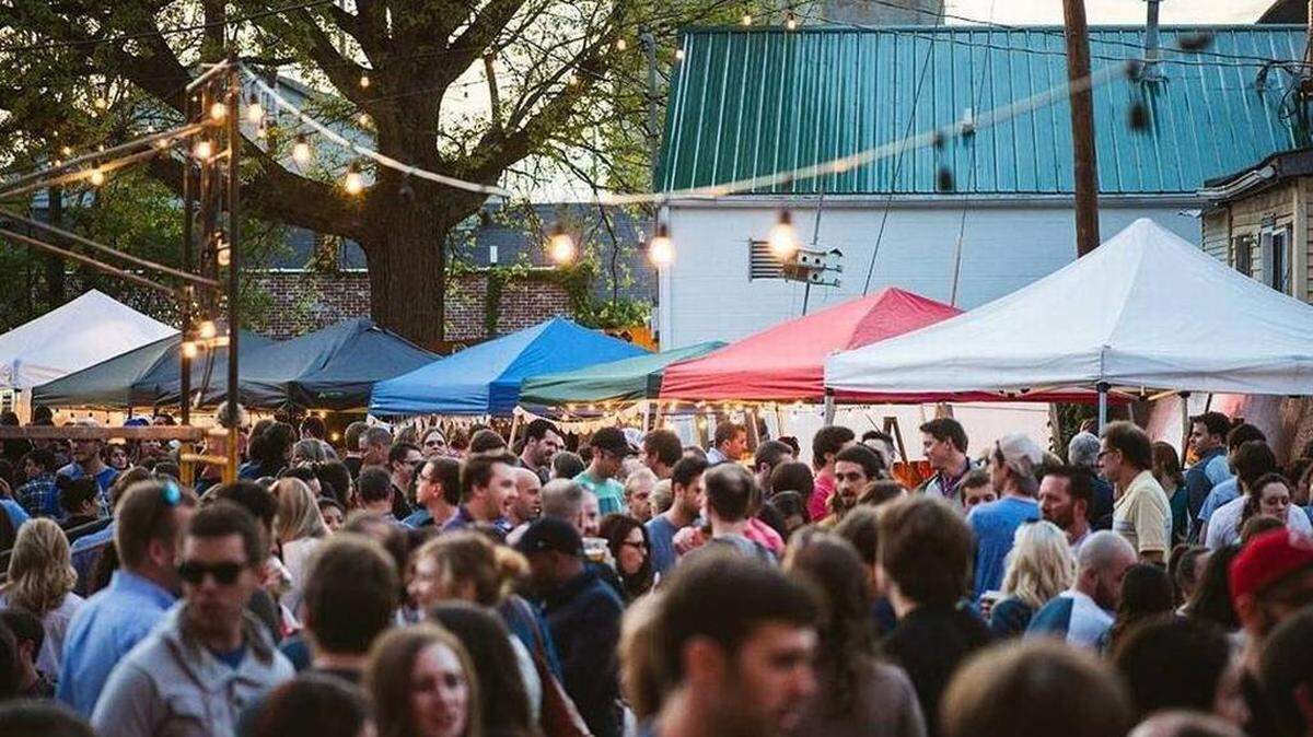 The North Limestone Night Market has become a popular event on Bryan Avenue.