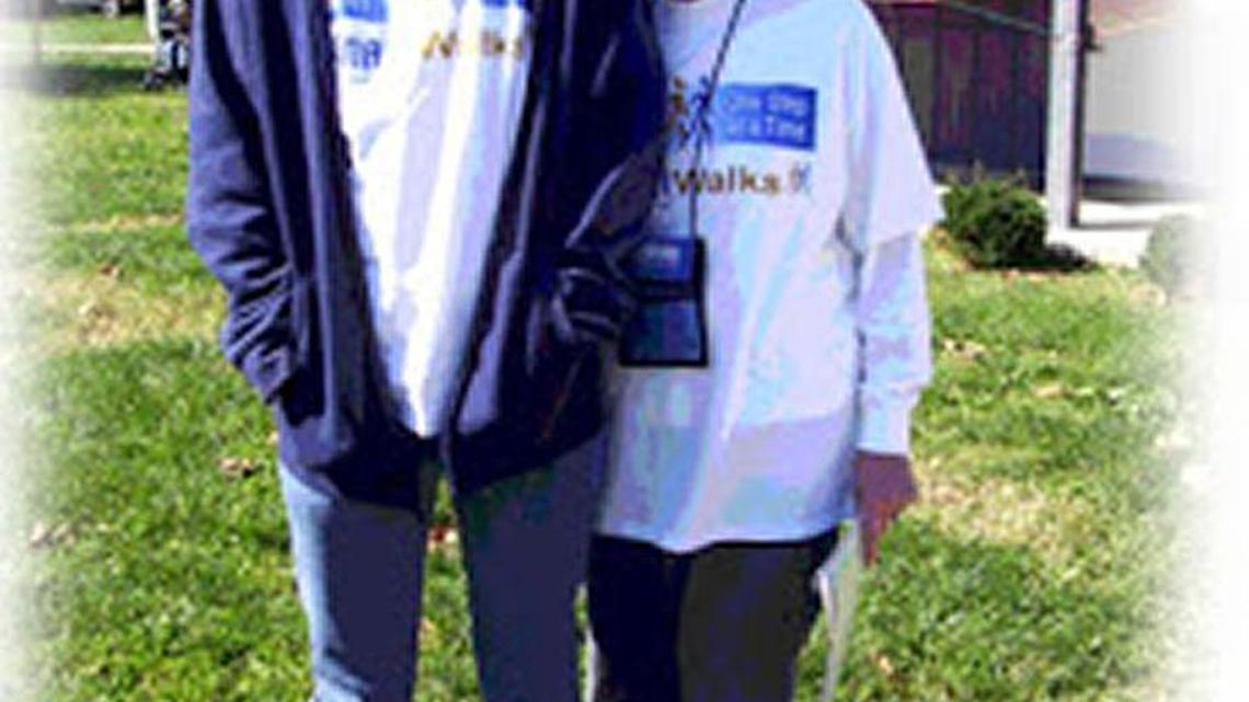 The late Tim Morton of Lexington with his mother, Faye Morton.