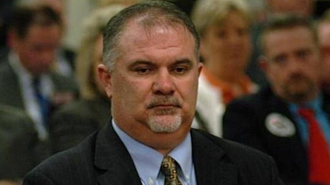 Gov. Matt Bevin, left, testified in favor of the charter-school bill Friday during a meeting of the House Education Committee, alongside sponsor Rep. John Carney, R-Campbellsville.