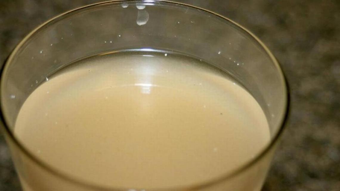 Tap water from a Martin County residence in Warfield, posted in September 2016 on the Facebook page of the Martin County Water Warriors.