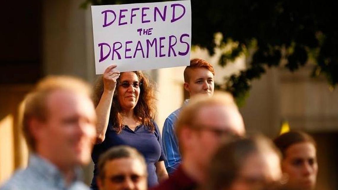 In September, Diane Arnson Svarlien rallied in downtown Lexington in support of the Deferred Action for Child Arrivals program.