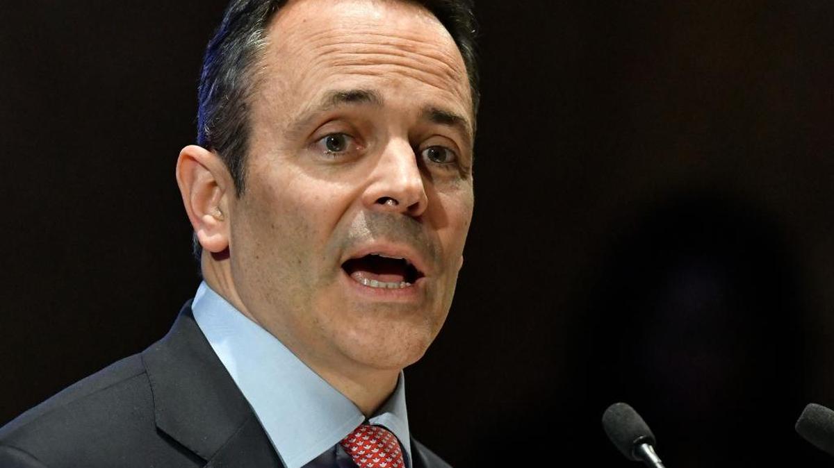Kentucky Governor Matt Bevin gave his State of the Commonwealth address Feb. 8, 2017, pledging tax reform.