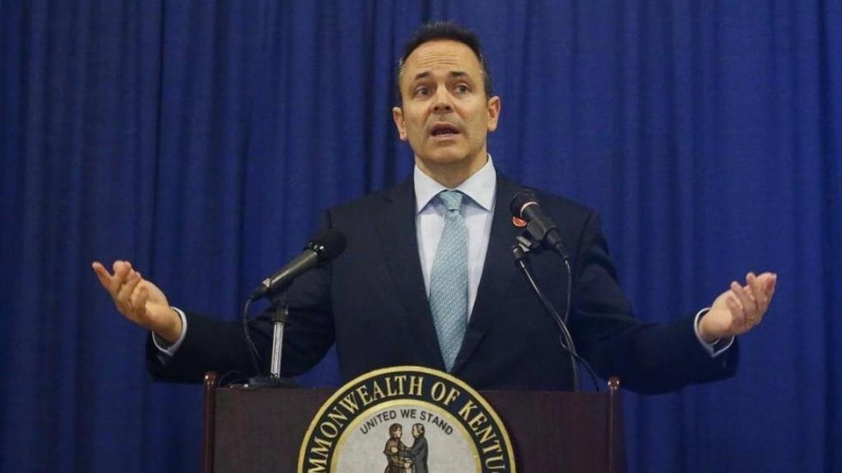 Kentucky Gov. Matt Bevin announced federal approval of Kentucky’s Medicaid waiver Friday in the Capitol Rotunda.