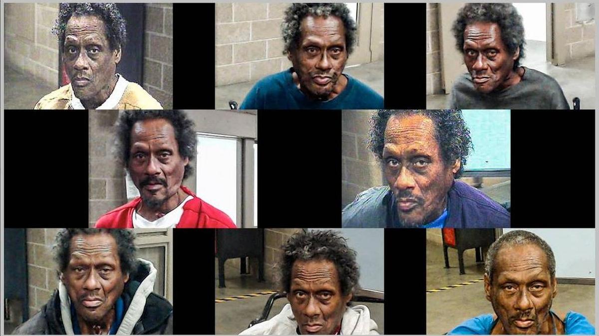 James Edmonds, a severely mentally ill homeless man who tried to get drivers to hit him, has spent more than five years cumulatively in the Fayette County Detention Center since 2004 on 169 separate charges.