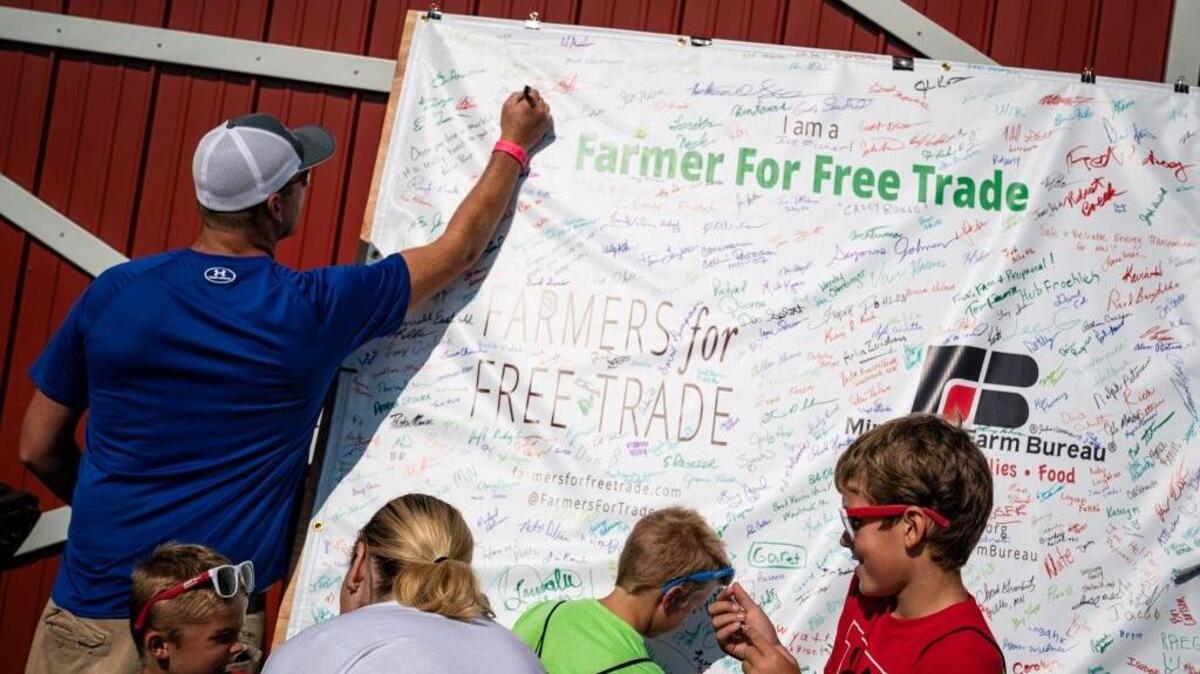 Farmers for Free Trade is gathering petitions from farmers and their families around the country to fight tariffs. All five leading candidates for governor shared a stage for a forum at the FarmFest ag expo in southwestern Minnesota.