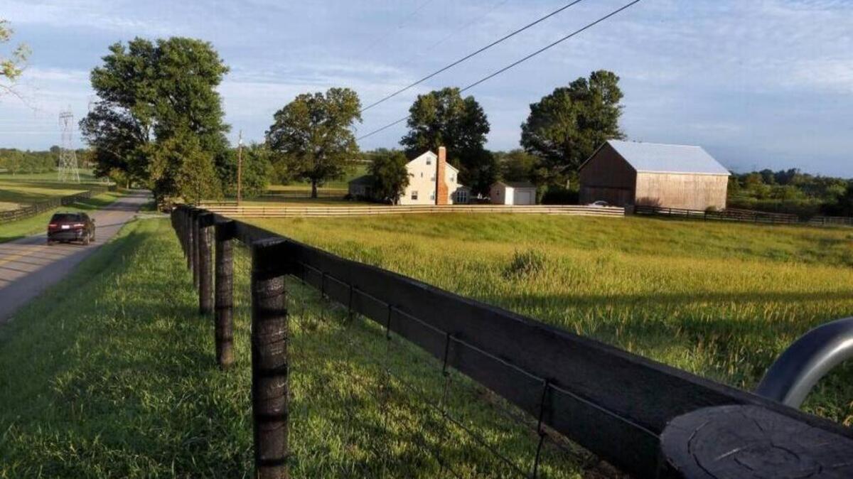 Farm at 4481 Military Pike in Lexington in August