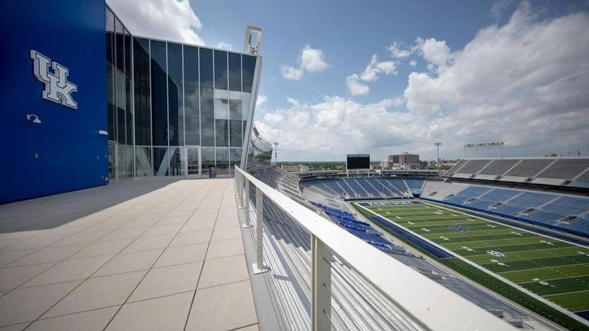 Suite view of Commonwealth Stadium