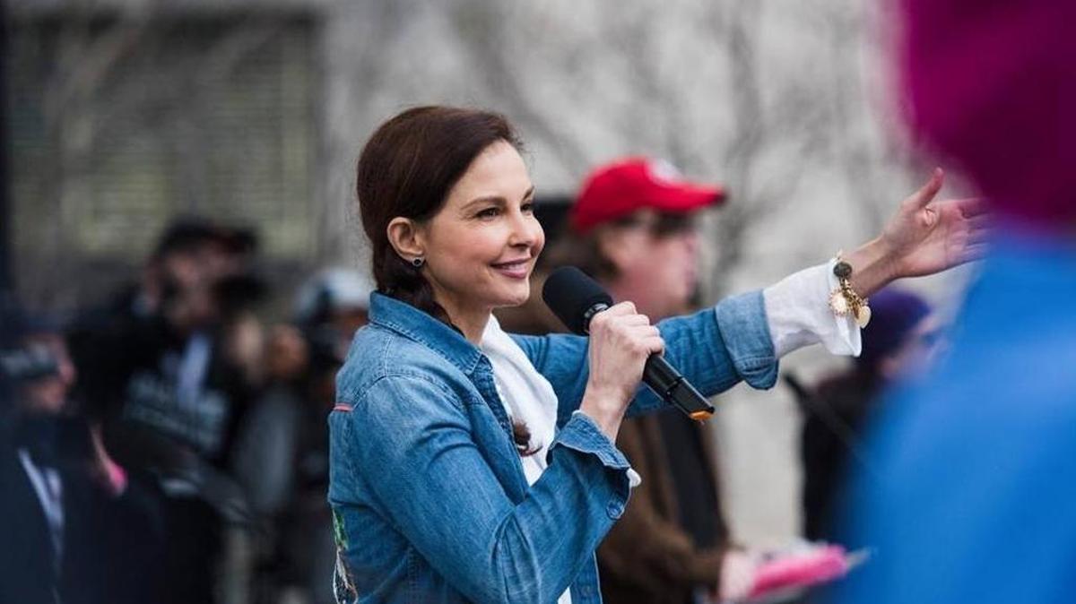 Actress Ashley Judd spoke at the Women’s March on Washington in January.