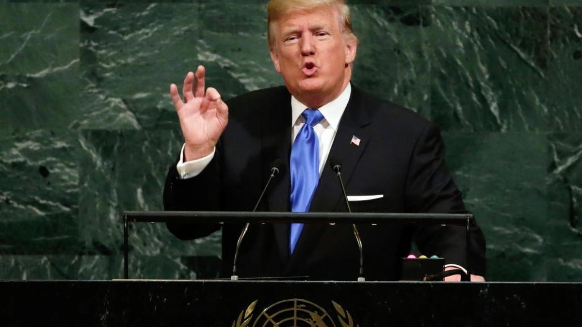U.S. President Donald Trump addressed the 72nd session of the United Nations General Assembly on Sept. 19.