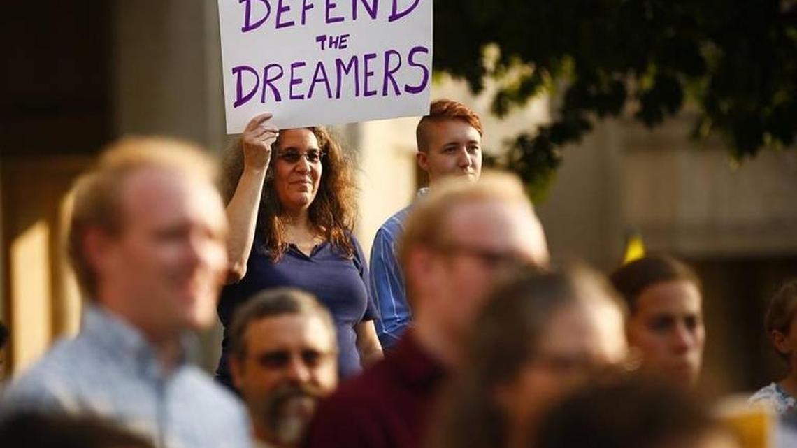 Hundreds gathered in downtown Lexington last month for a rally after the Trump administration announced an end to the Deferred Action for Child Arrivals program.