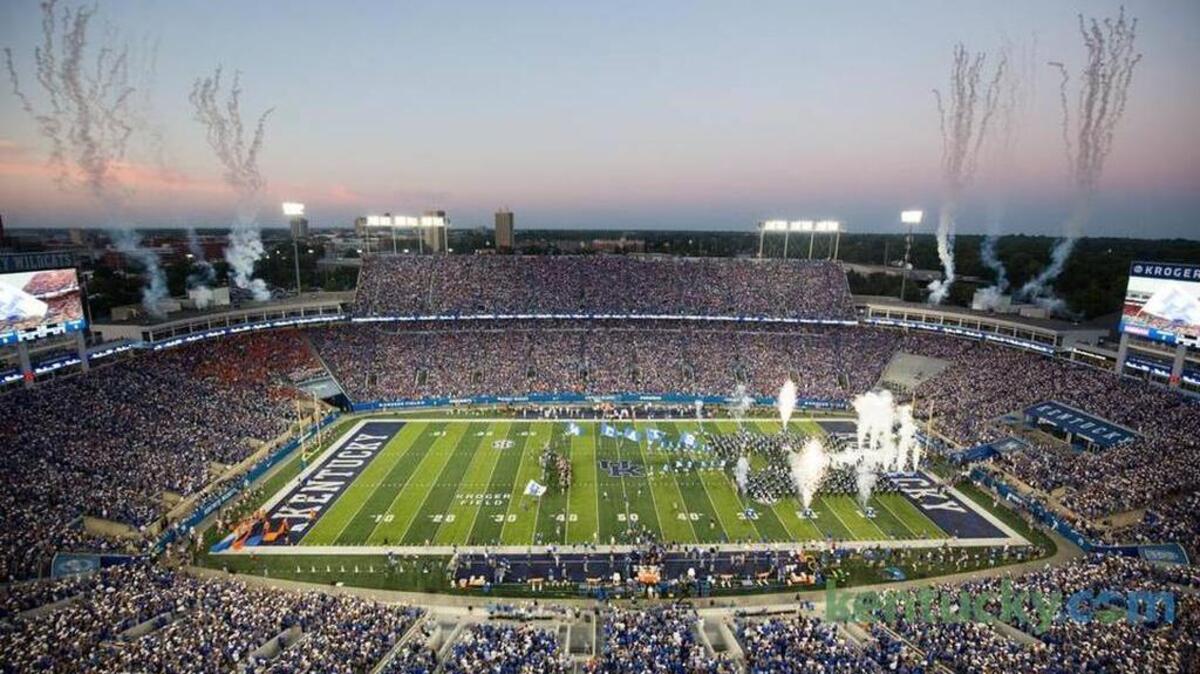 University of Kentucky football fans did show up Sept. 23 to see the team defeat Florida.