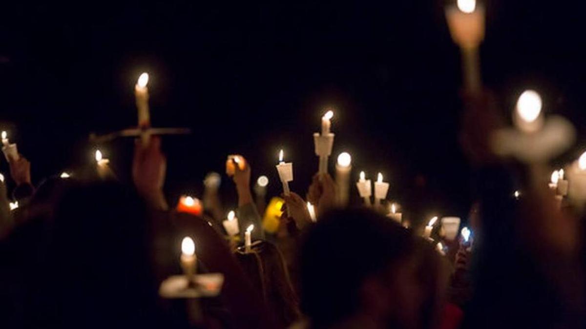 Hundreds of people attended a vigil for the victims of the Marshall County High School shooting at Mike Miller County Park in Benton on Jan. 25.