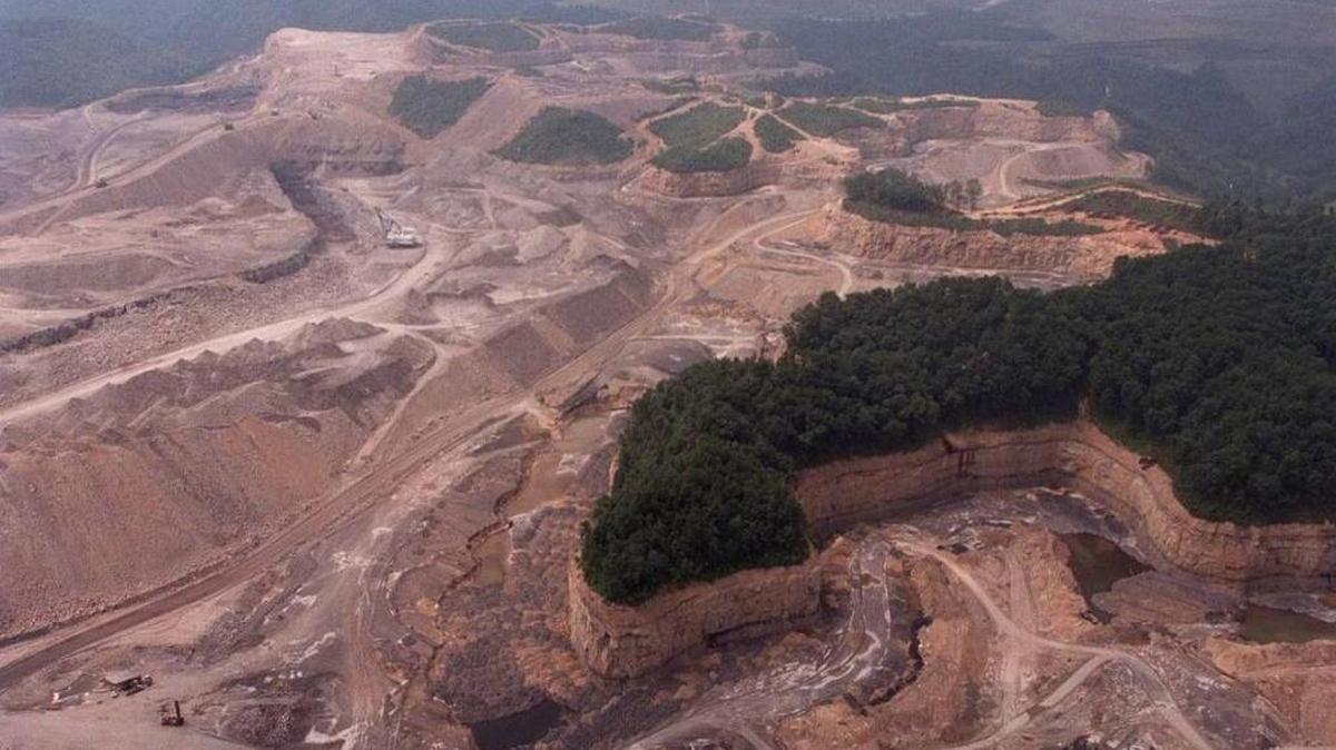 A strip mine site in Eastern Kentucky
