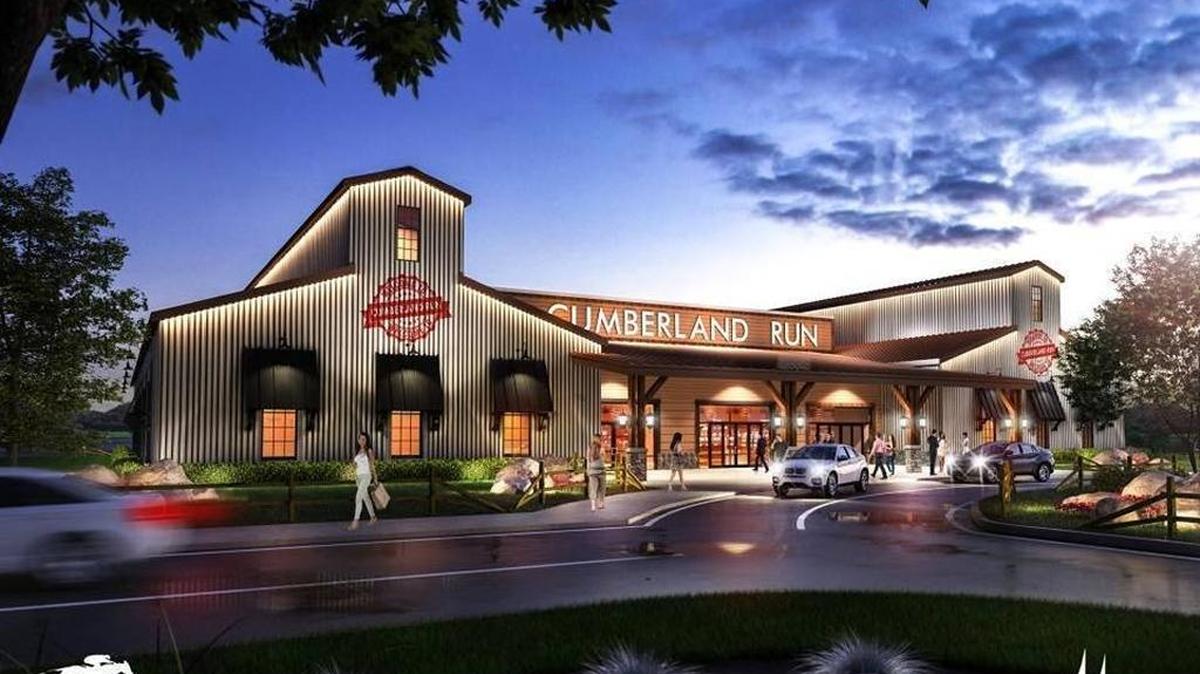 Rendering of the gambling parlor proposed for Corbin