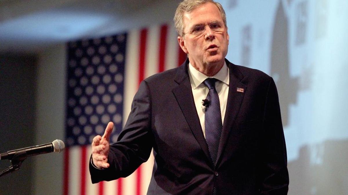 Republican presidential candidate, former Florida Gov. Jeb Bush spoke Tuesday at the New Hampshire Forum on Addiction and the Heroin Epidemic at Southern New Hampshire University.
