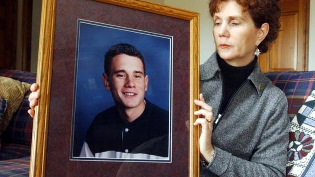 Charlotte Wethington holds a photo of her son, Casey, who died of a heroin overdose. She led the push for the 2004 Casey’s Law, which makes it easier for Kentucky families to get addicts involuntary treatment.