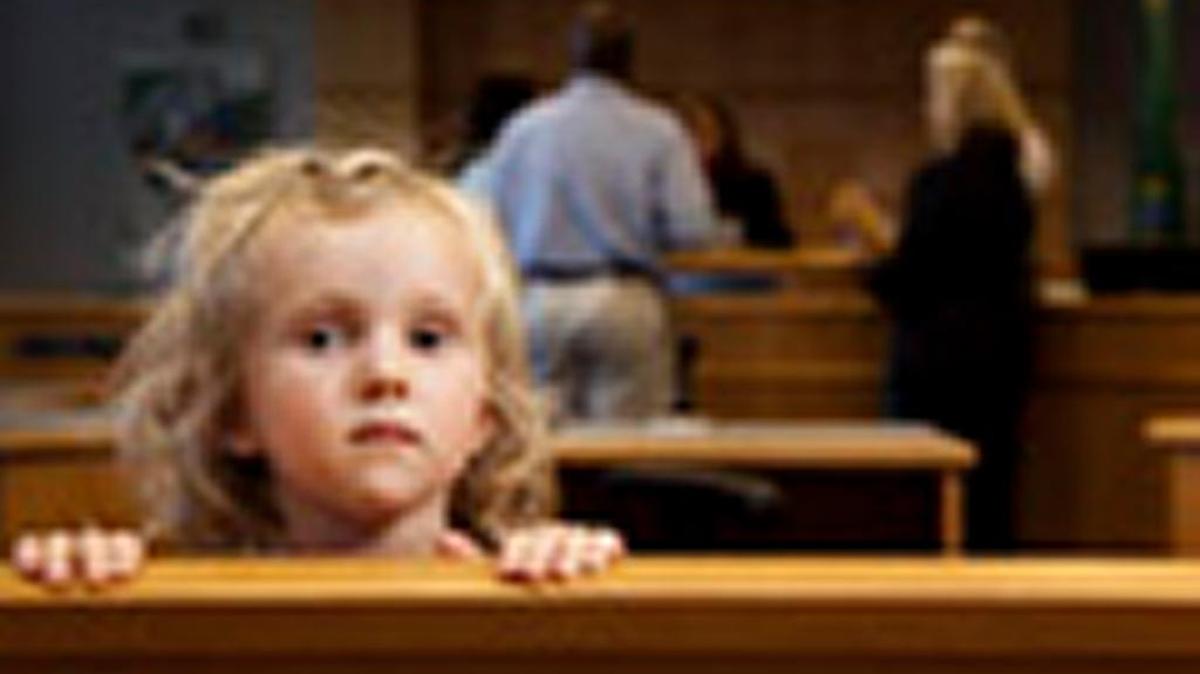 Courtrooms can be frightening places for young children.