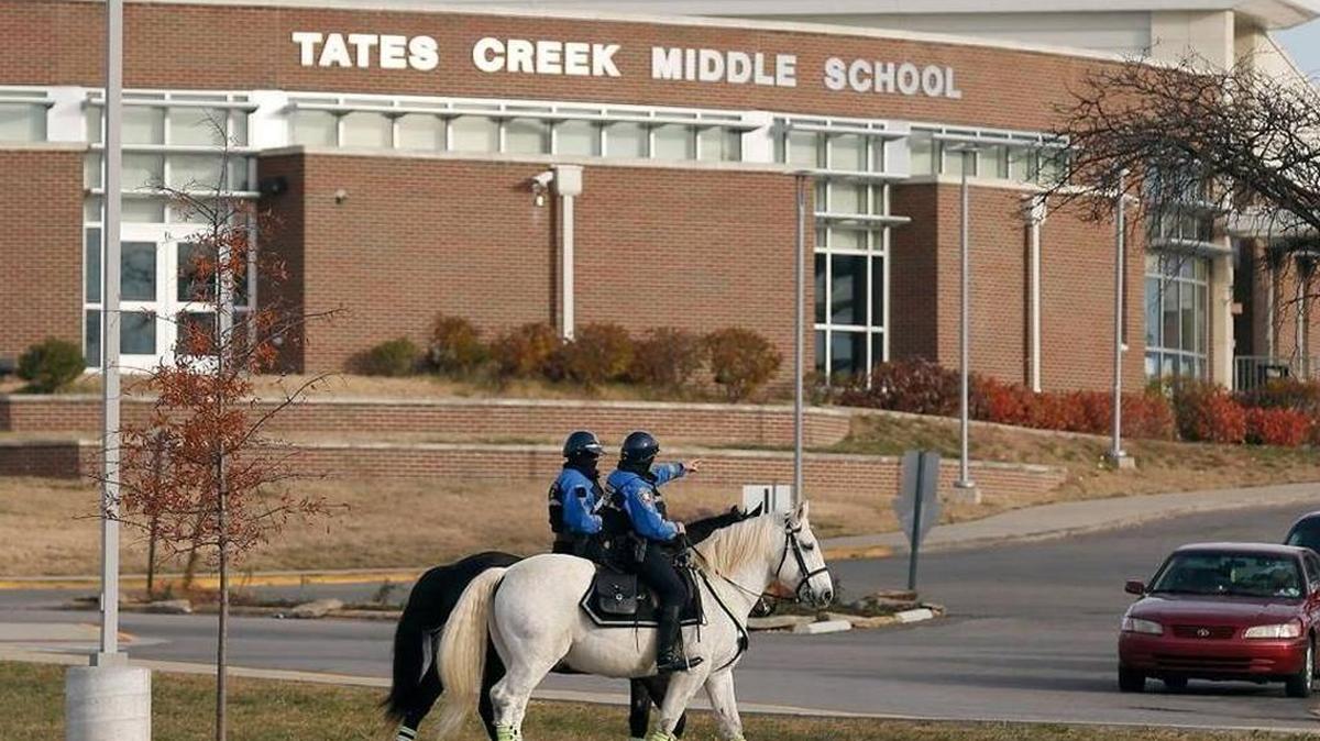 Lexington police are increasing their visibility around Tates Creek schools, including mounted patrols.
