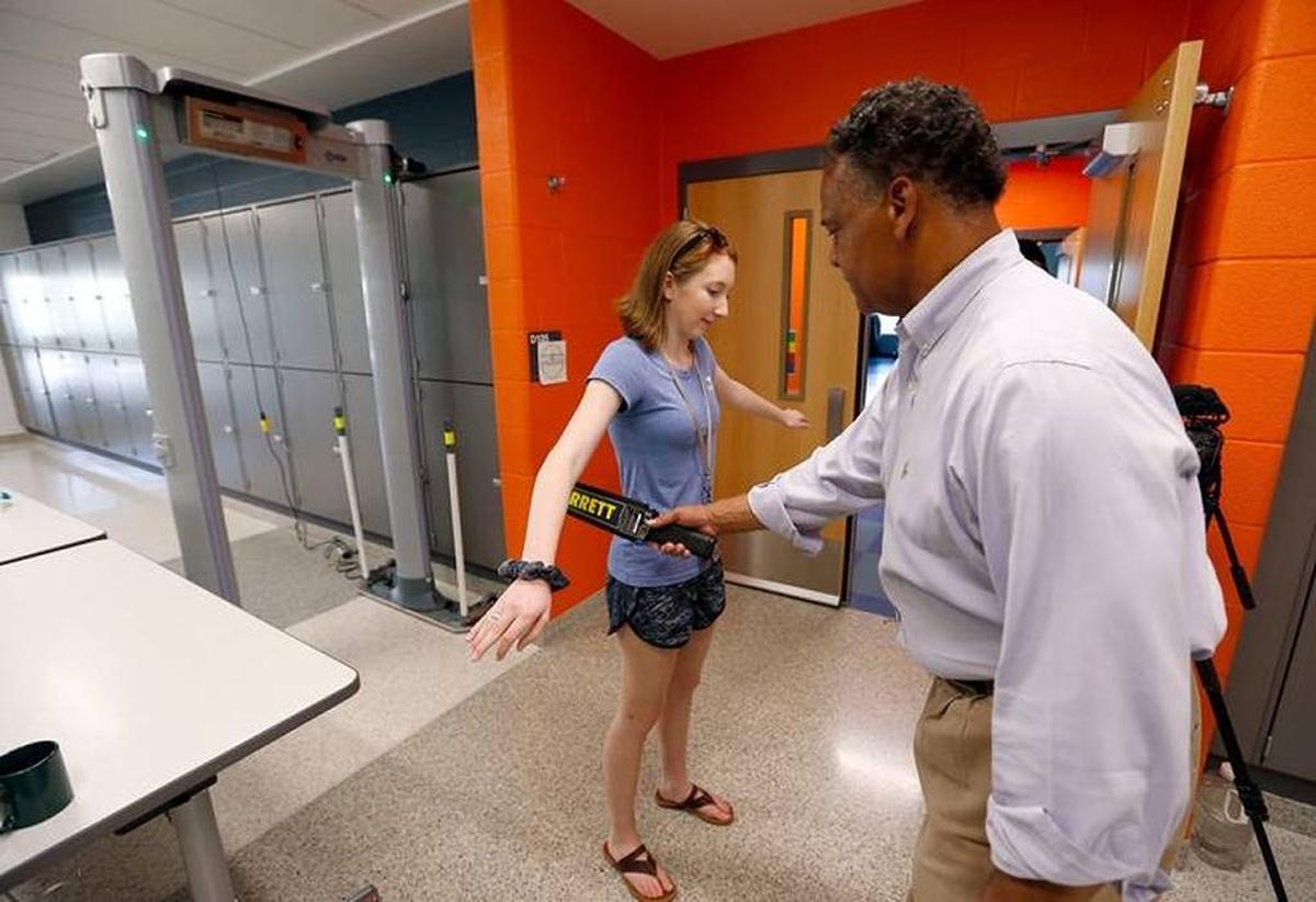 In 2018, Lexington’s Frederick Douglass High School installed walk-through metal detectors in May and Dunbar High School in October. Student concerns about the metal detectors were addressed as a  Kentucky school safety work group held its final meeting Tuesday in Prestonsburg in advance of  the 2019 General Assembly.