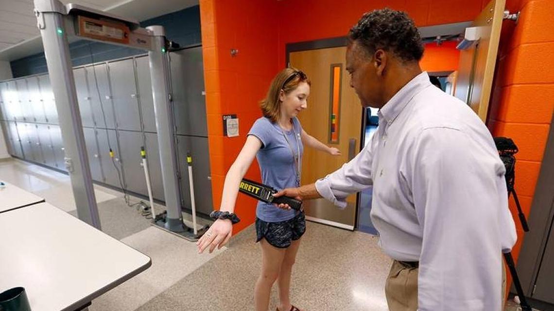 In 2018, Lexington’s Frederick Douglass High School installed walk-through metal detectors in May and Dunbar High School in October.