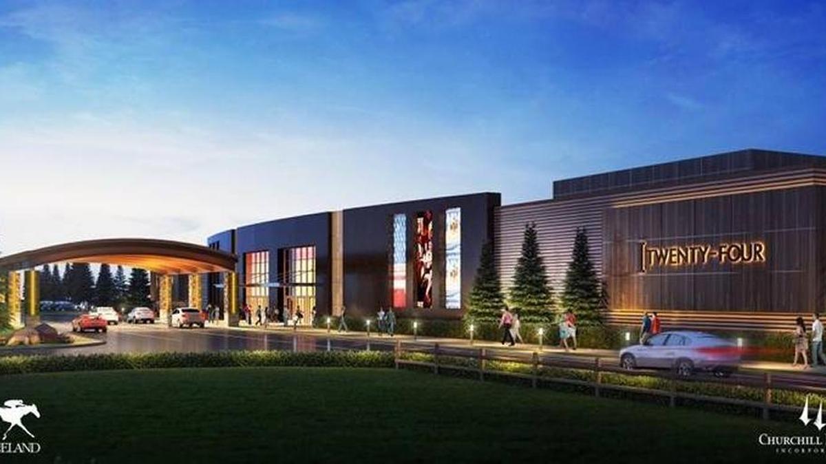 A rendering of the planned Oak Grove gambling parlor
