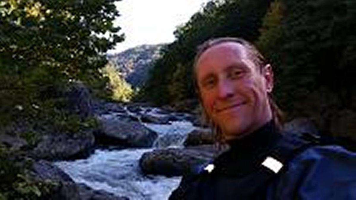 Todd Harbour at the Climax rapid on the Russell Fork of the Big Sandy